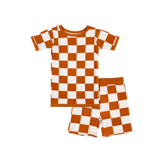 Toddler Short-Sleeve Bamboo Pajamas -DS