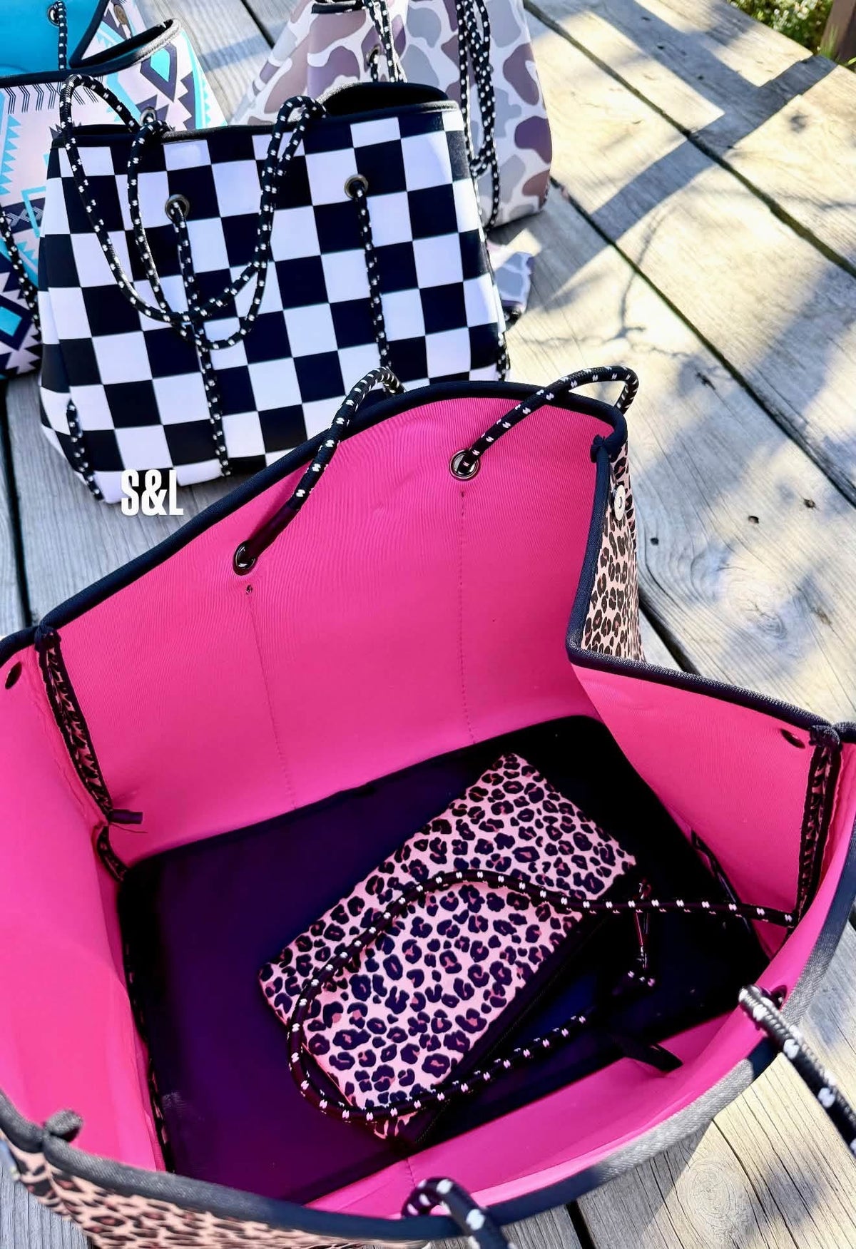 The Backroad Bound Travel Tote & Wristlet Set - PREORDER