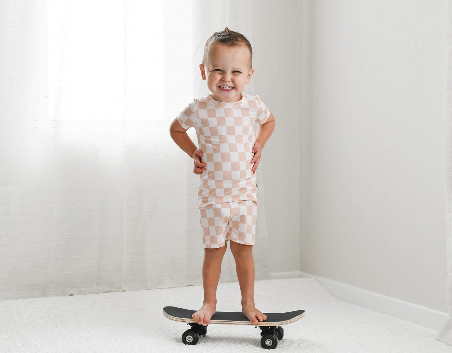 SANDY CHECKERS DREAM SHORT SET -DS