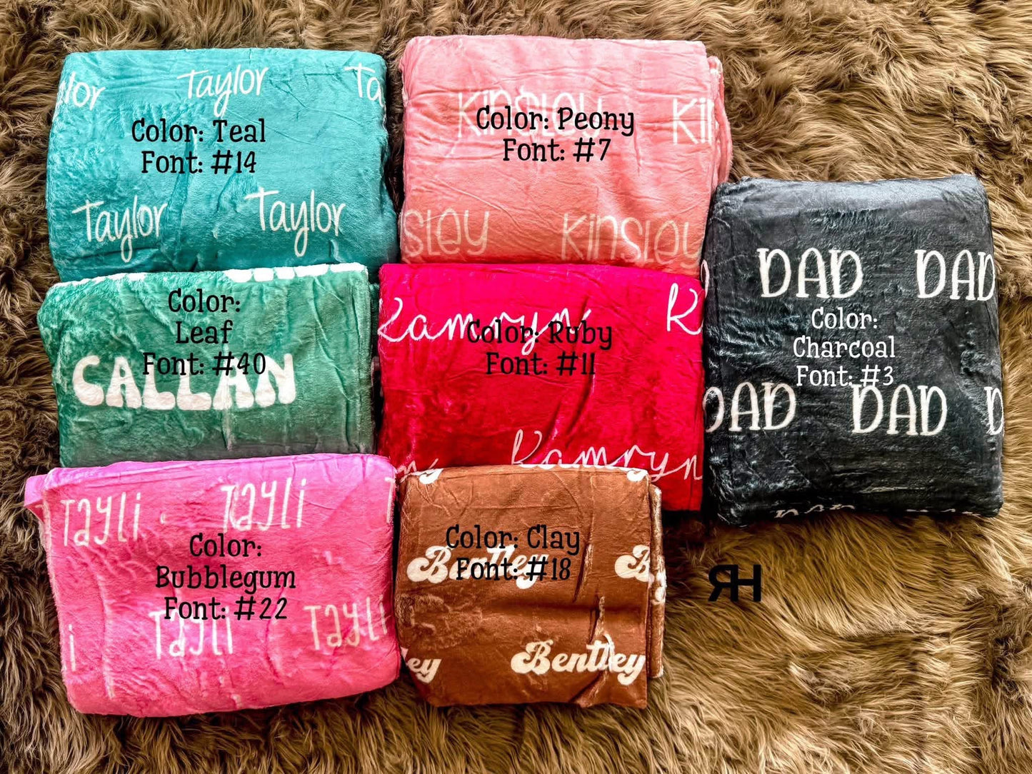 PREORDER- Custom Name Blanket