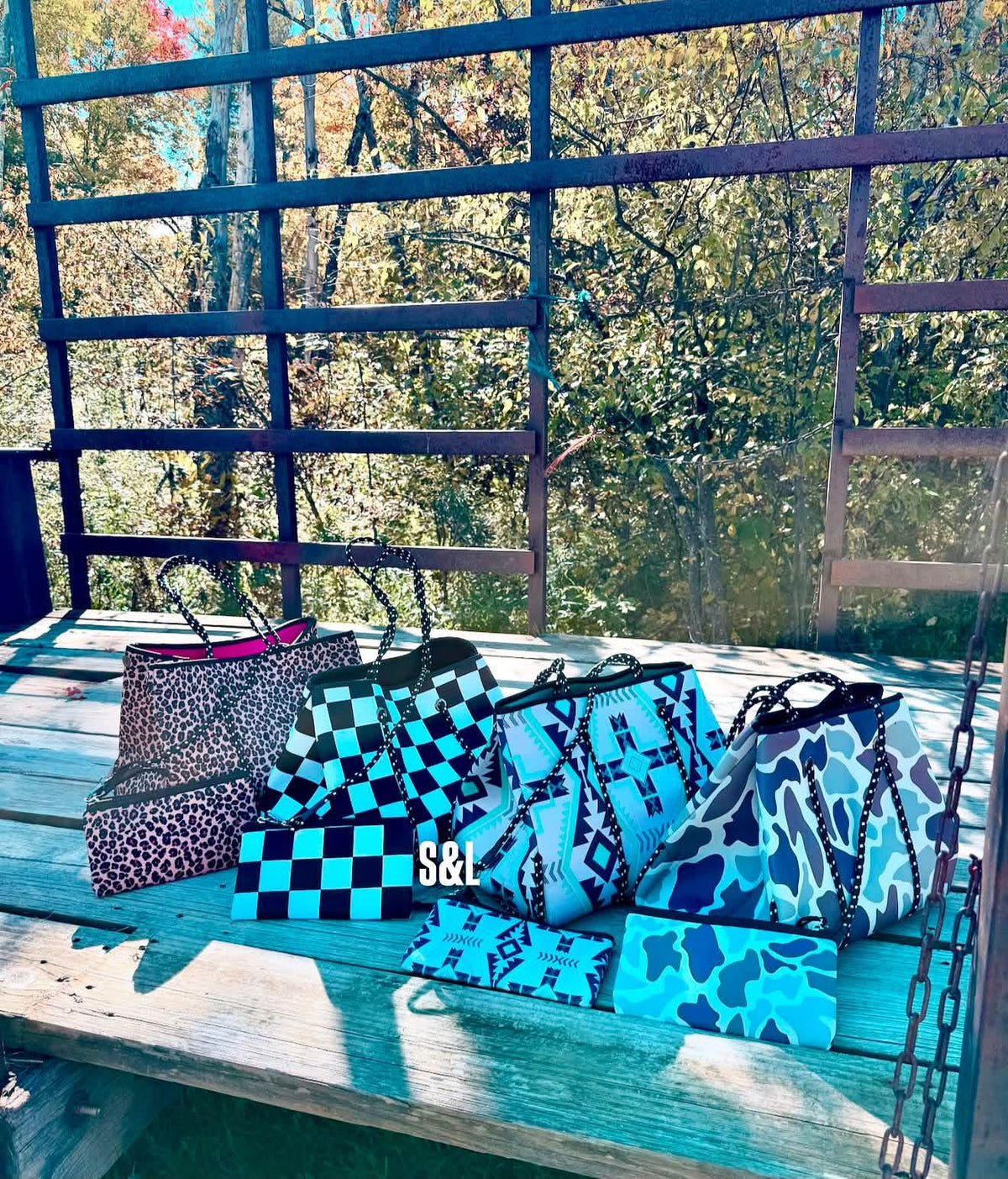 The Backroad Bound Travel Tote & Wristlet Set - PREORDER