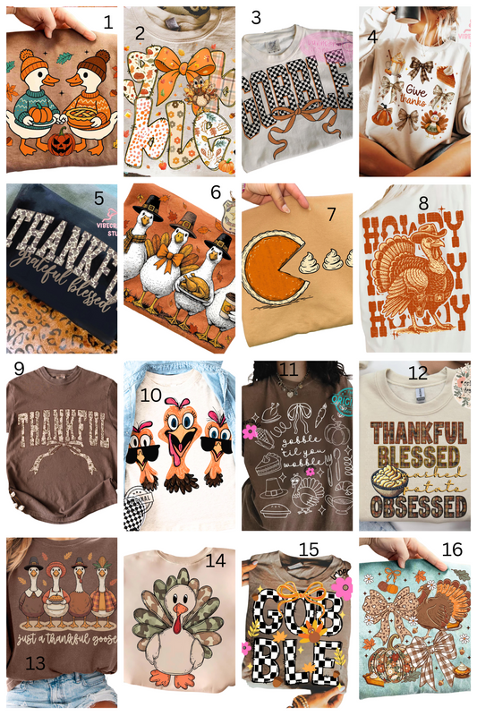 Hailey's Party - THANKSGIVING THEME - KIDS