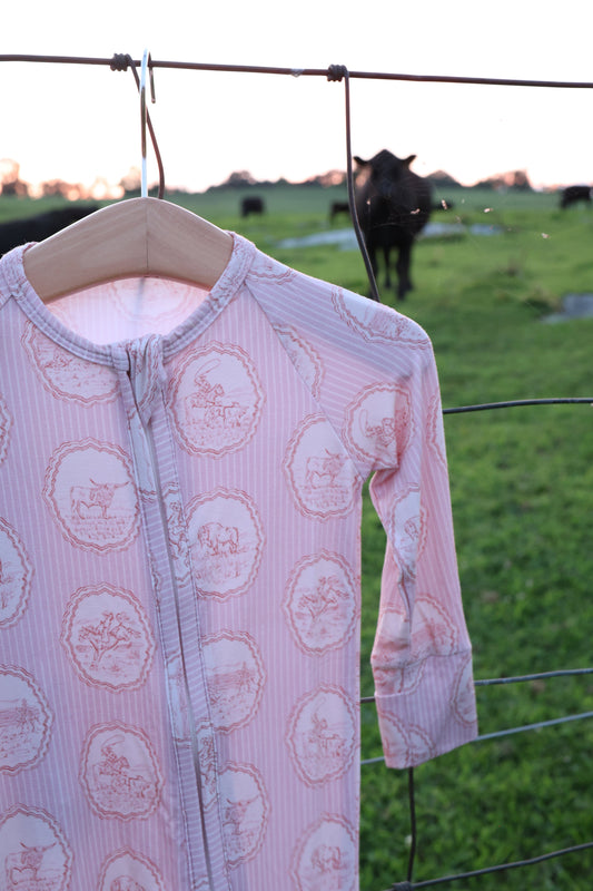 The Cowgirl Western Heirloom Bamboo Sleeper -DS