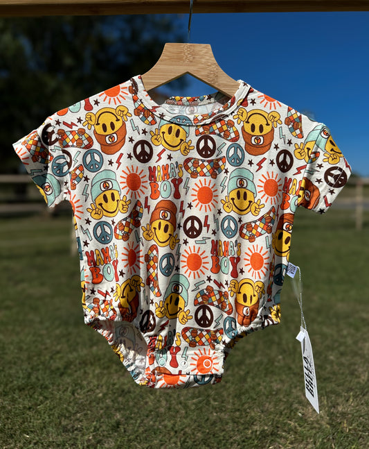 Rad Mama's Boy Oversized Bamboo Romper -DS