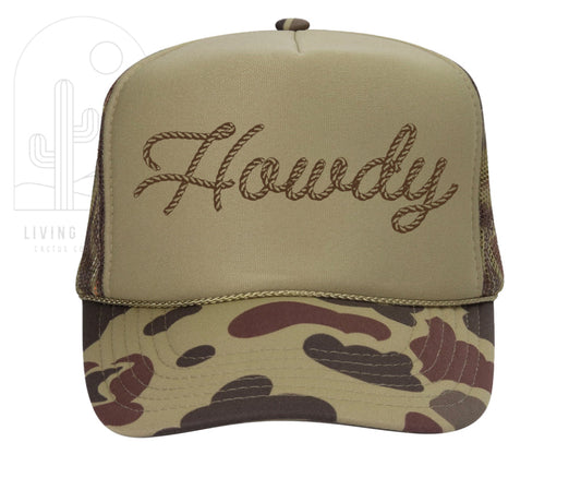 HOWDY TRUCKER HAT -DS