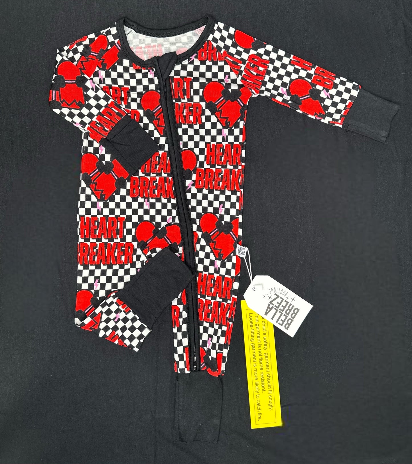 Checkered Heart Breaker Bamboo Sleeper -DS