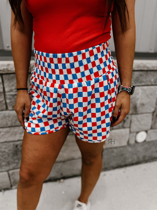PREORDER- ❤️💙 LET FREEDOM RING SHORTS 💙❤️ -Adult