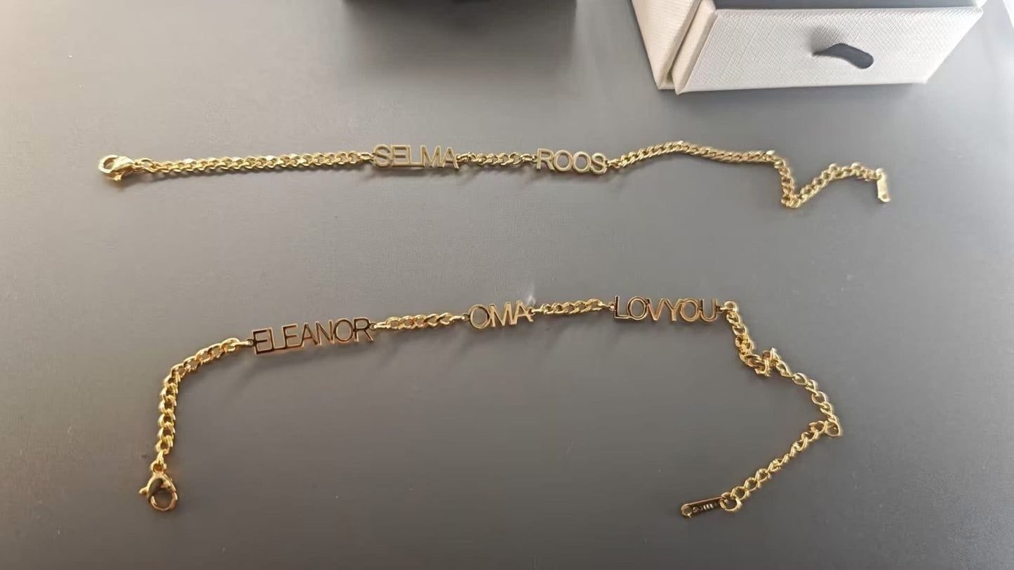 PREORDER- Custom Name Bracelets