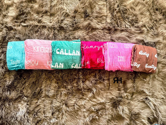 PREORDER- Custom Name Blanket