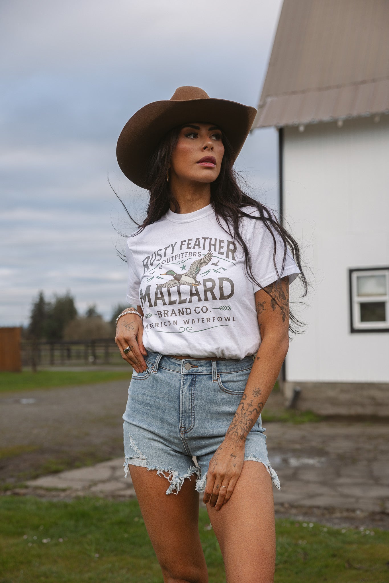On The Go Distressed Shorts- Medium Wash -DS