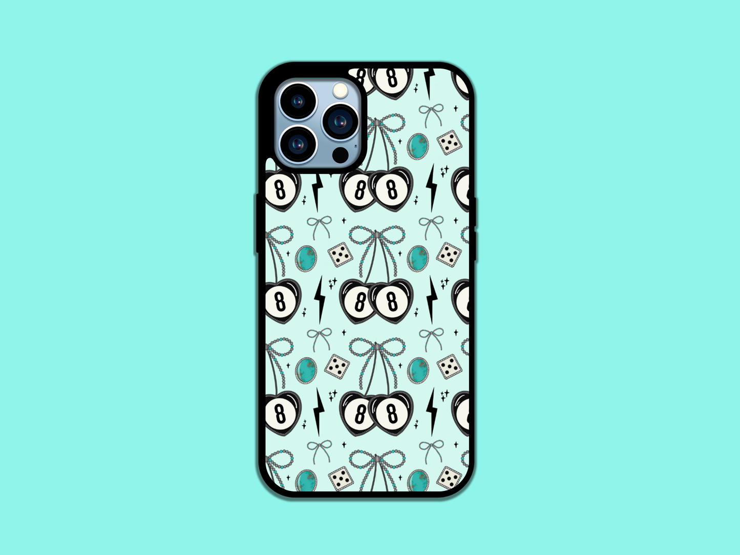 8 Ball Cherry Phone Case -DS