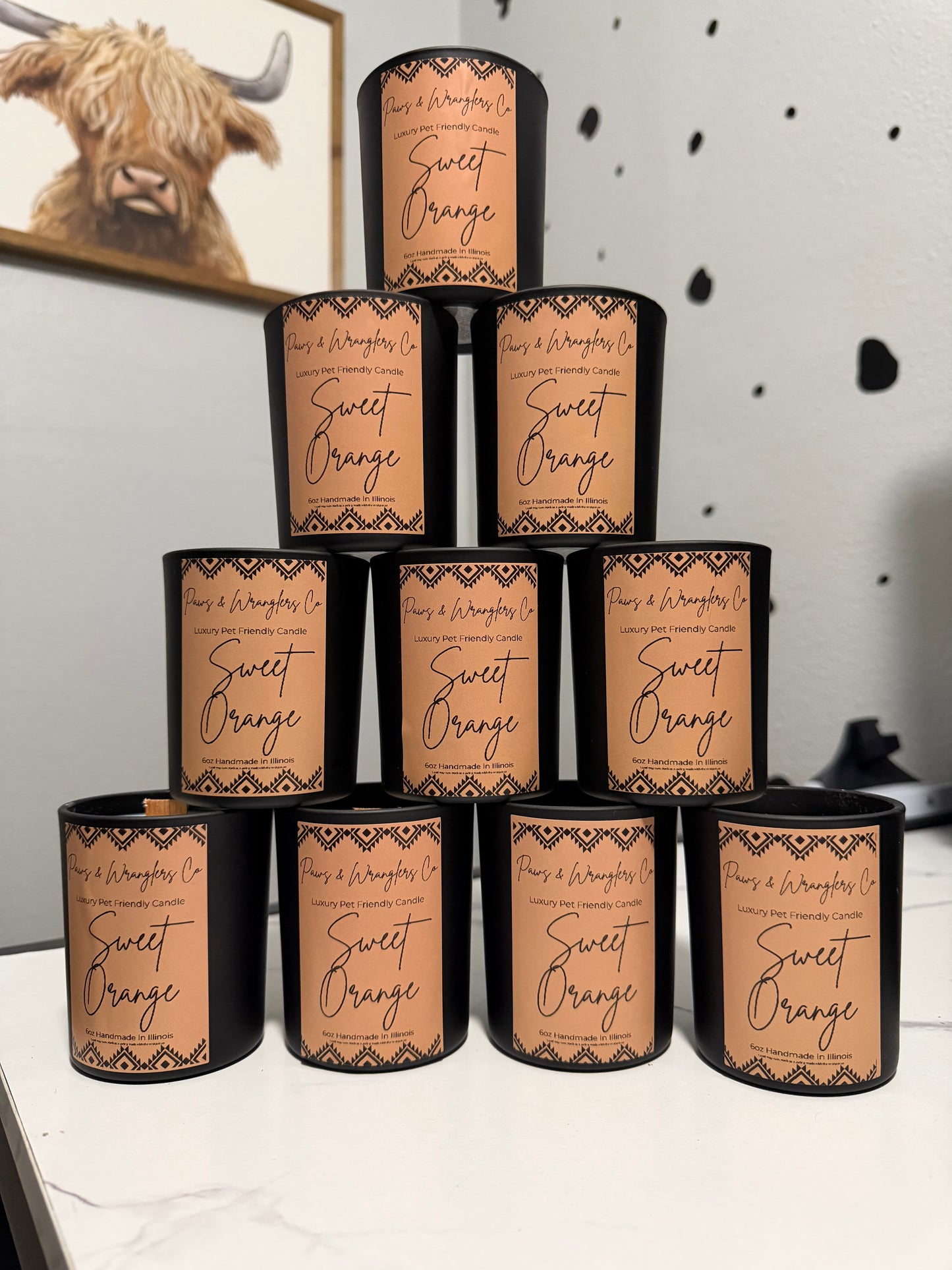 Luxury Pet Friendly 6oz Candle - Sweet Almond