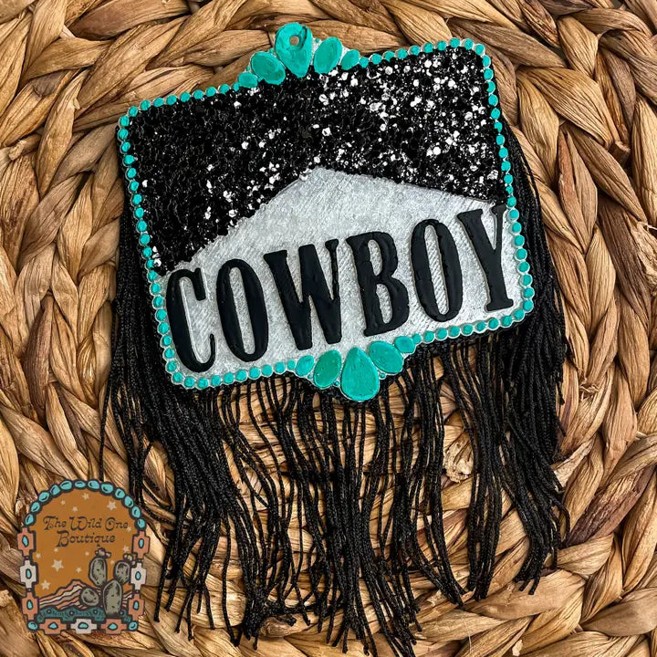 Cowboy Car Freshie (with or Without Fringe)