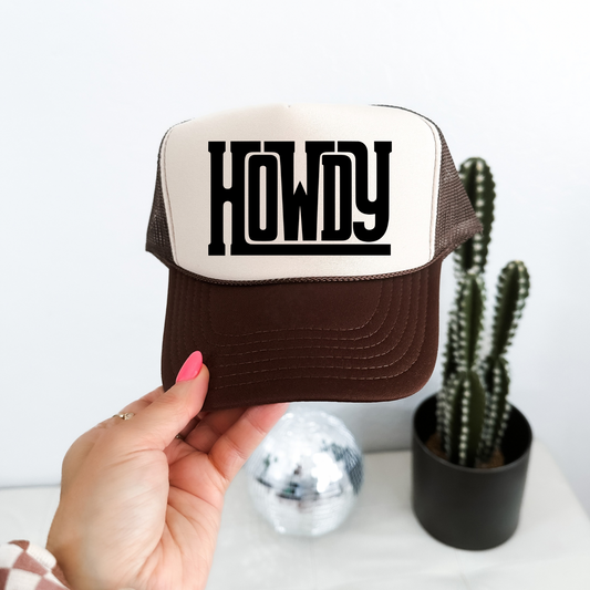 HOWDY TRUCKER HAT -DS
