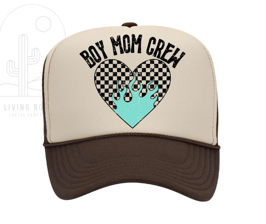 BOY MOM CREW TRUCKER HAT -DS