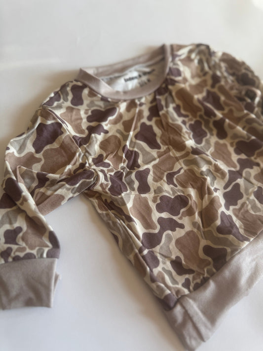 DS- Duck Camo Bamboo Pullover