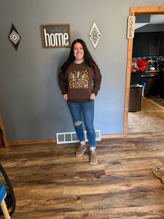 Dancing Skeletons Crewneck - RTS