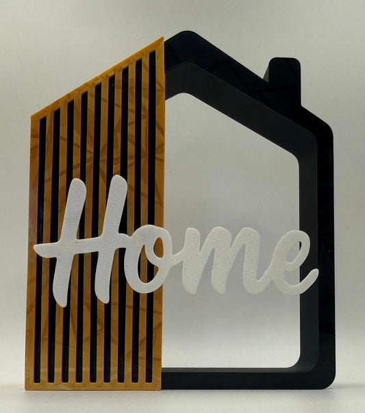 Home 3D Printed Decor Sign