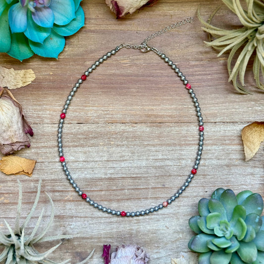 Pink Sea Sediment Necklace -DS