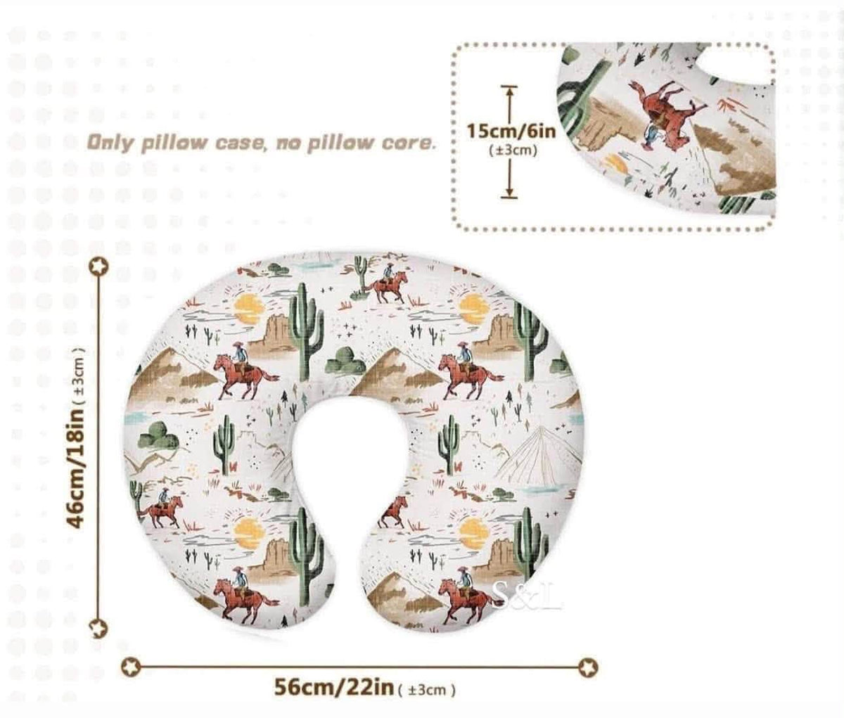 Custom Print Nursing Pillow Case - PRFEORDER
