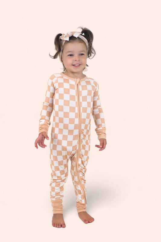 SANDY CHECKERS DREAM ROMPER -DS