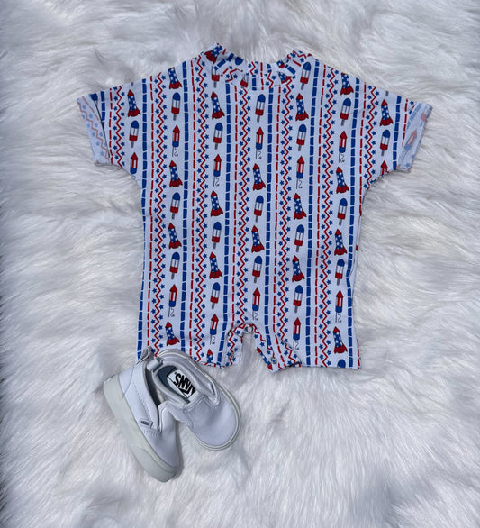 Bomb Pop Bash Romper -DS