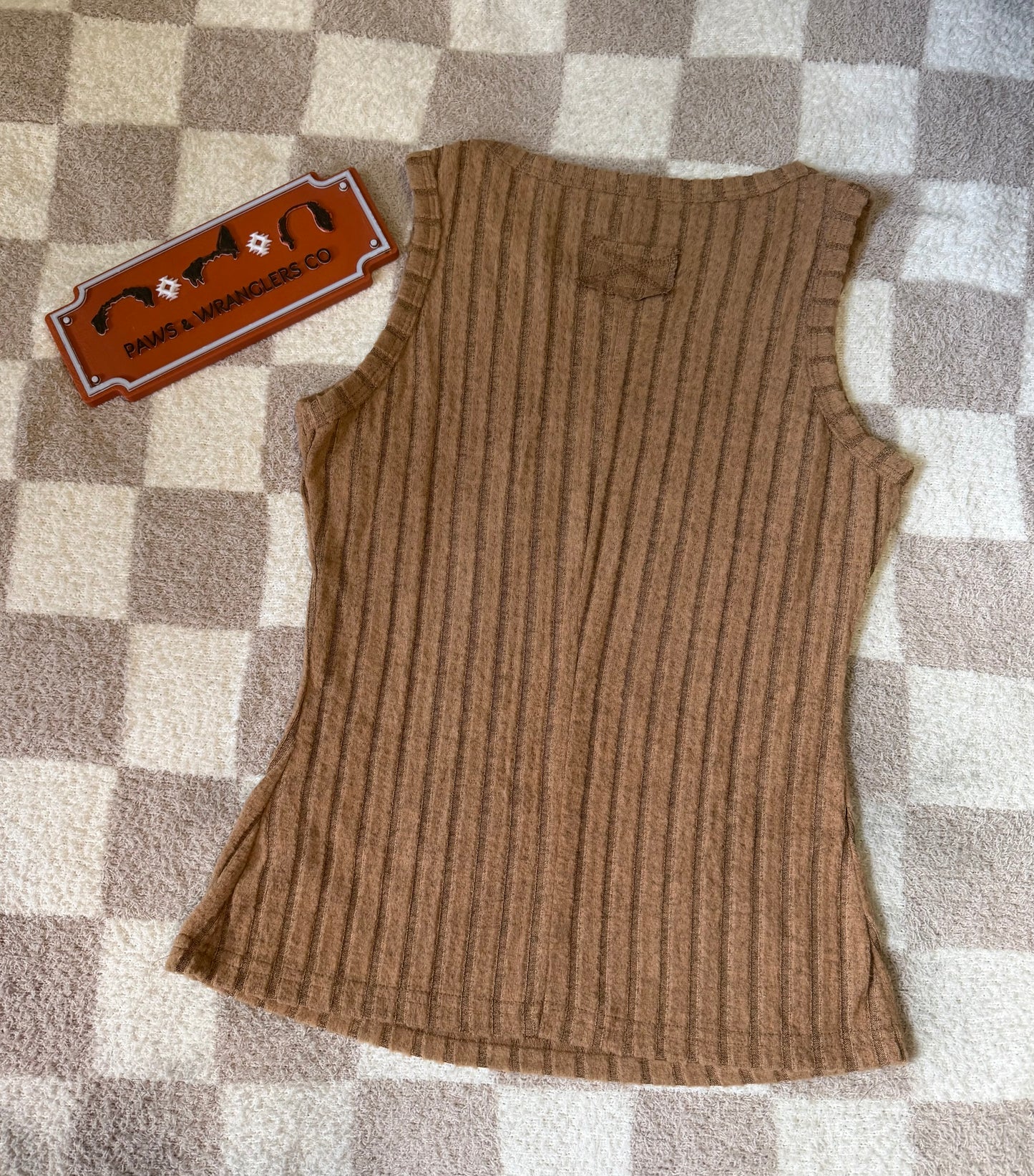 Slim Ribbed Mineral Wash Tank Top