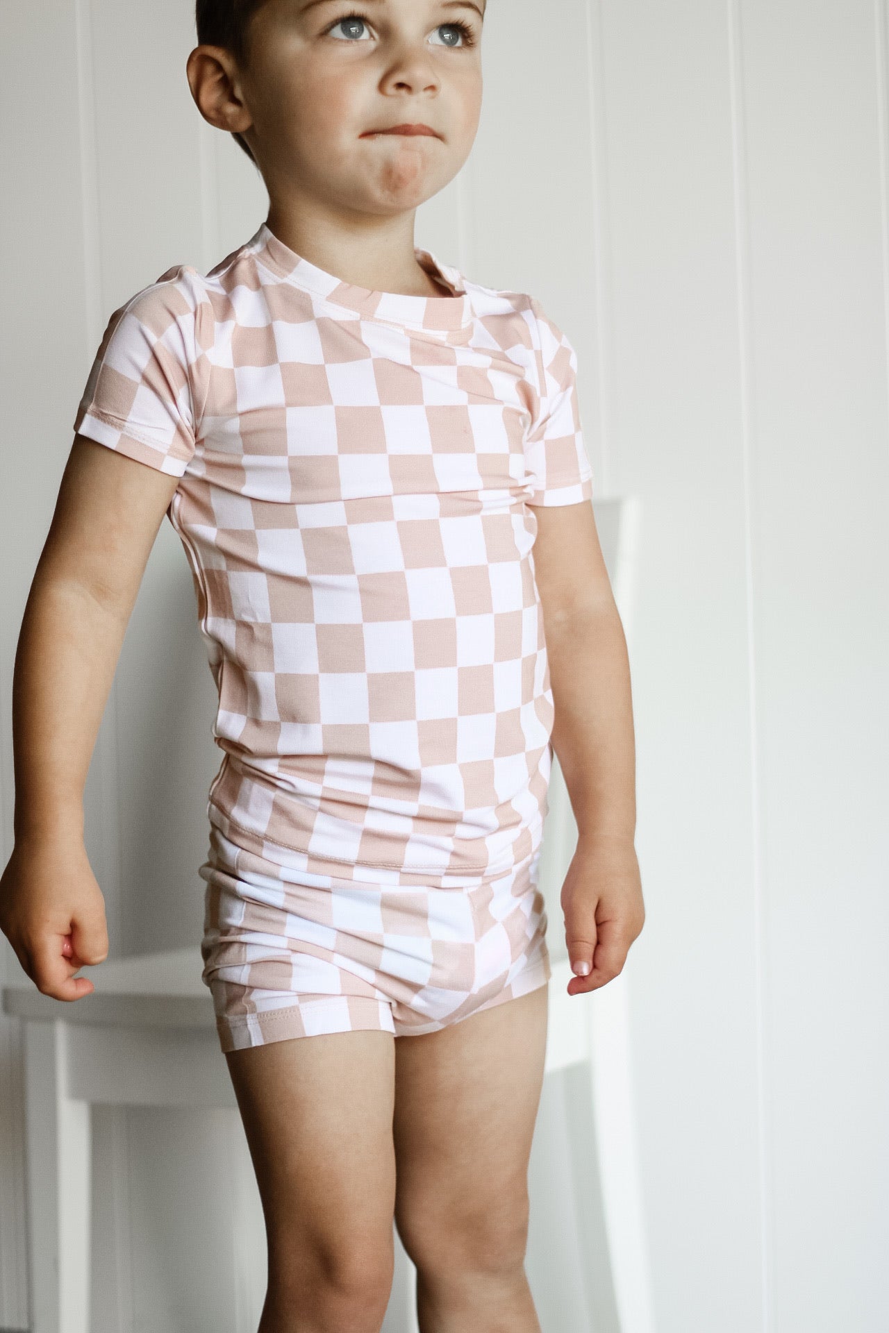 SANDY CHECKERS DREAM SHORT SET -DS