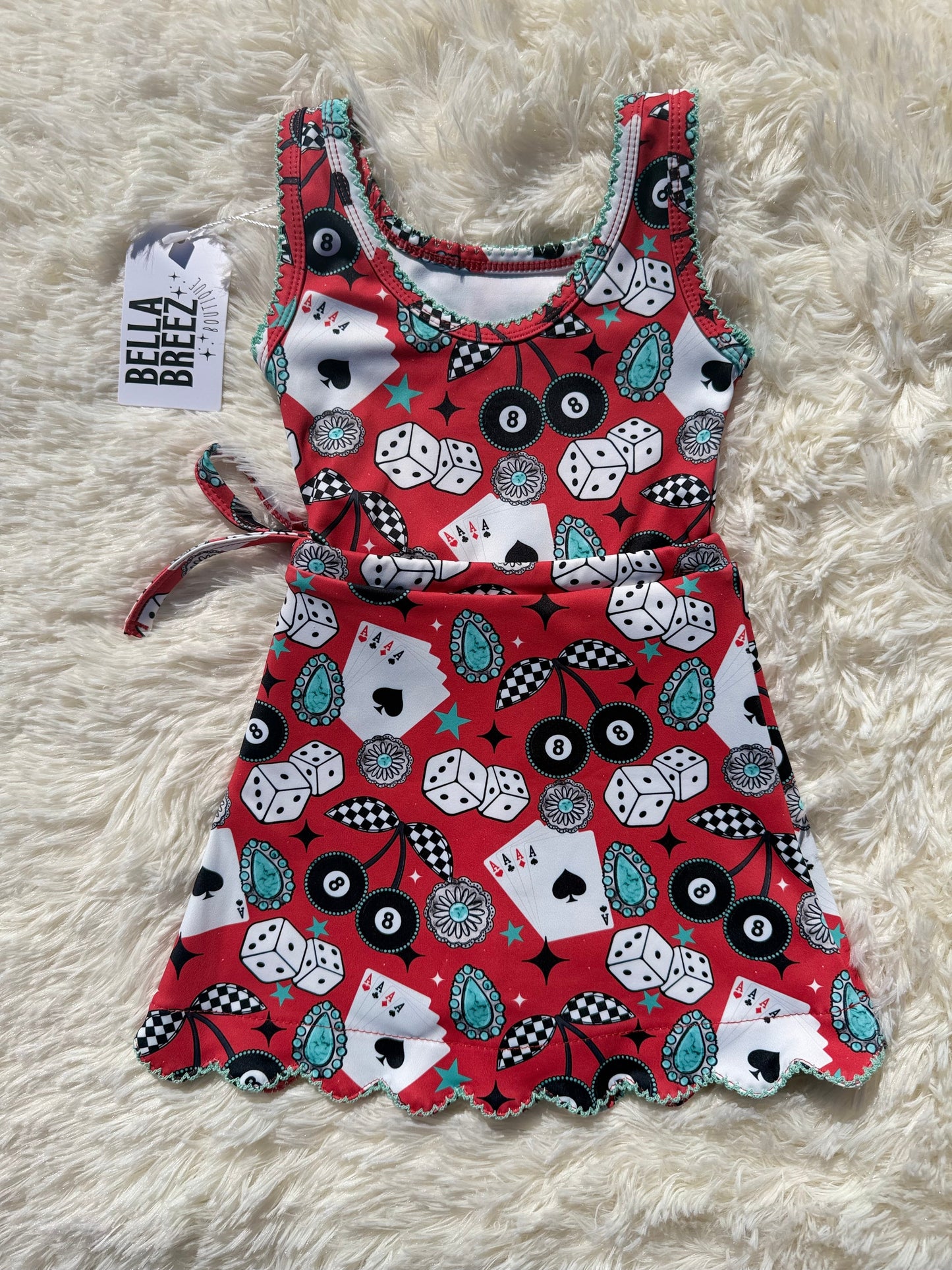 Cowgirl Luck Athletic Dress -DS