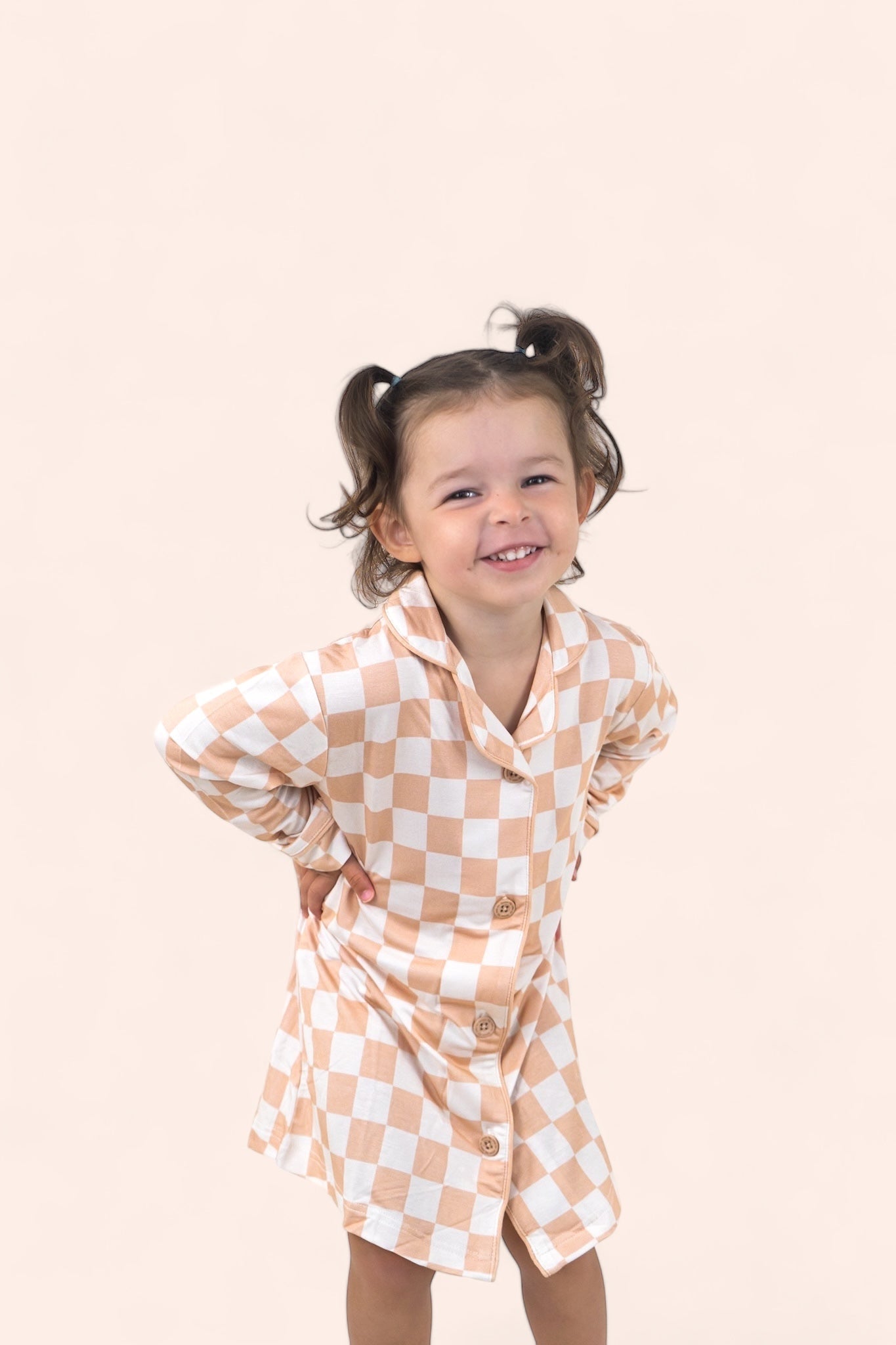 SANDY CHECKERS GIRL'S DREAM GOWN -DS