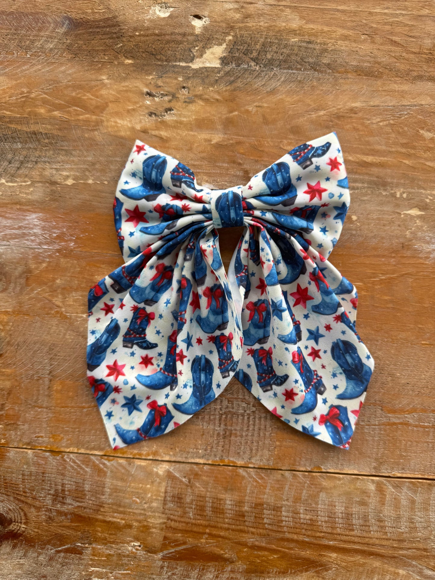 Fourth Of July Sailor bows -DS