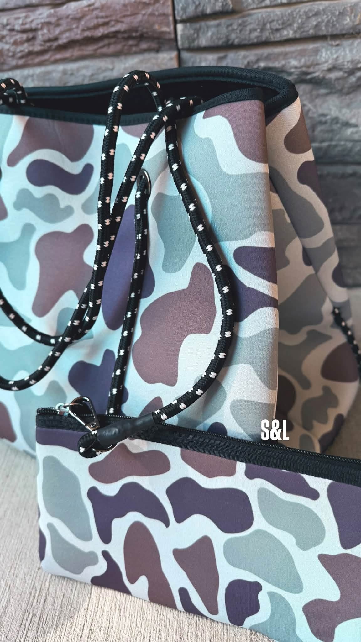 The Backroad Bound Travel Tote & Wristlet Set - PREORDER