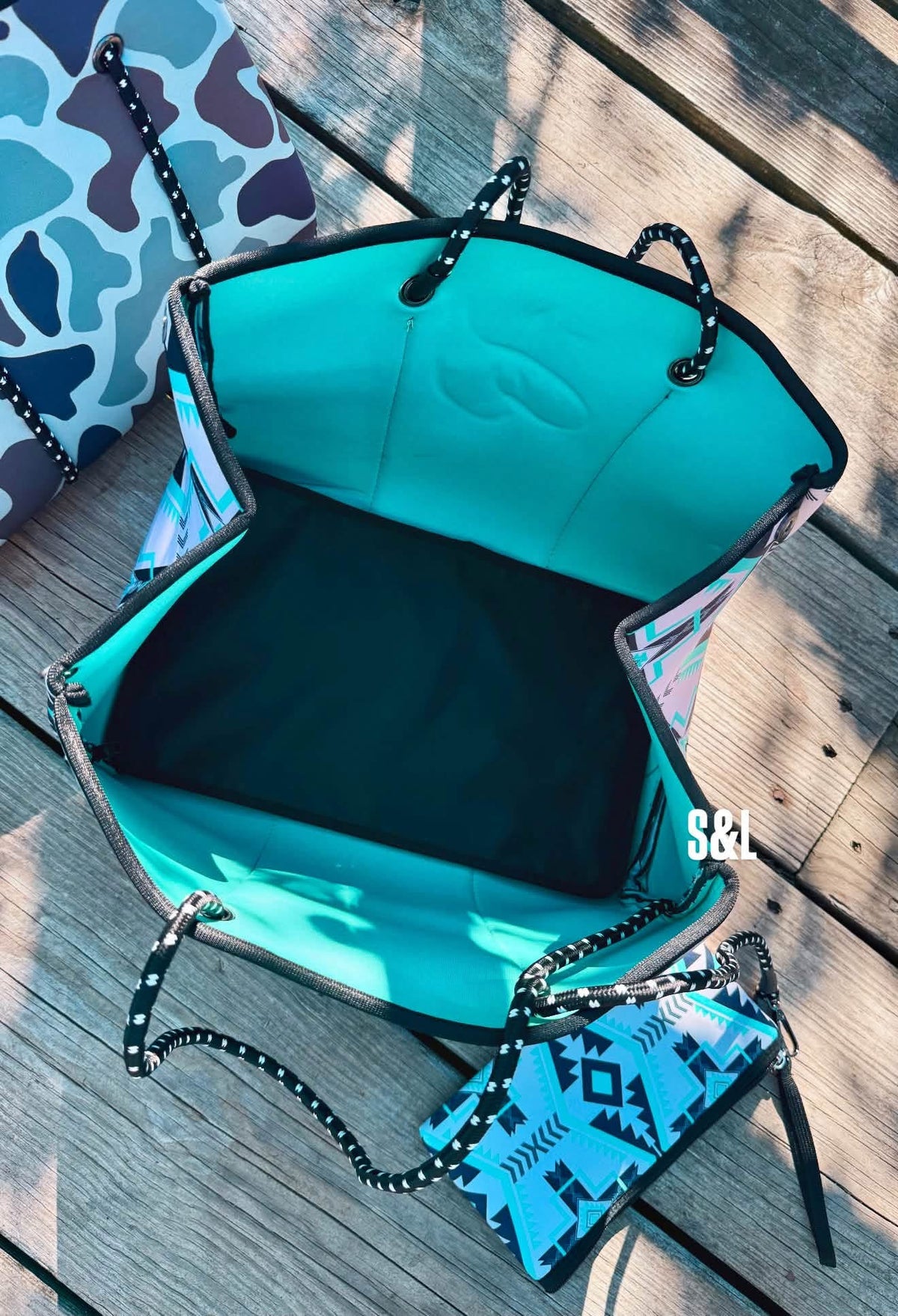 The Backroad Bound Travel Tote & Wristlet Set - PREORDER