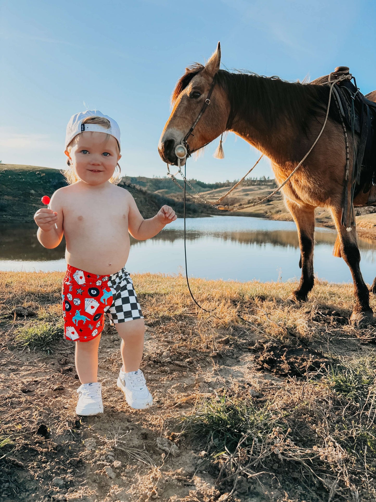 Luck Of The Draw Swim Trunks -DS
