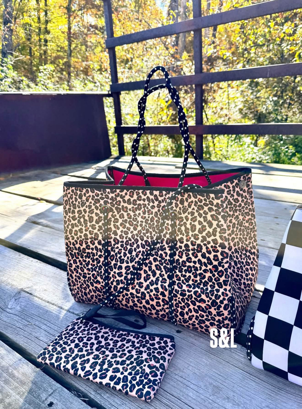 The Backroad Bound Travel Tote & Wristlet Set - PREORDER