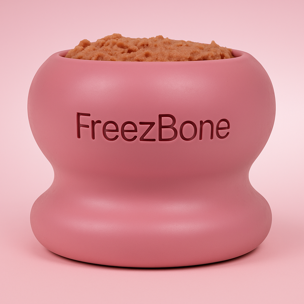 Freezball - Durable Fillable Dog Chew Bone -DS