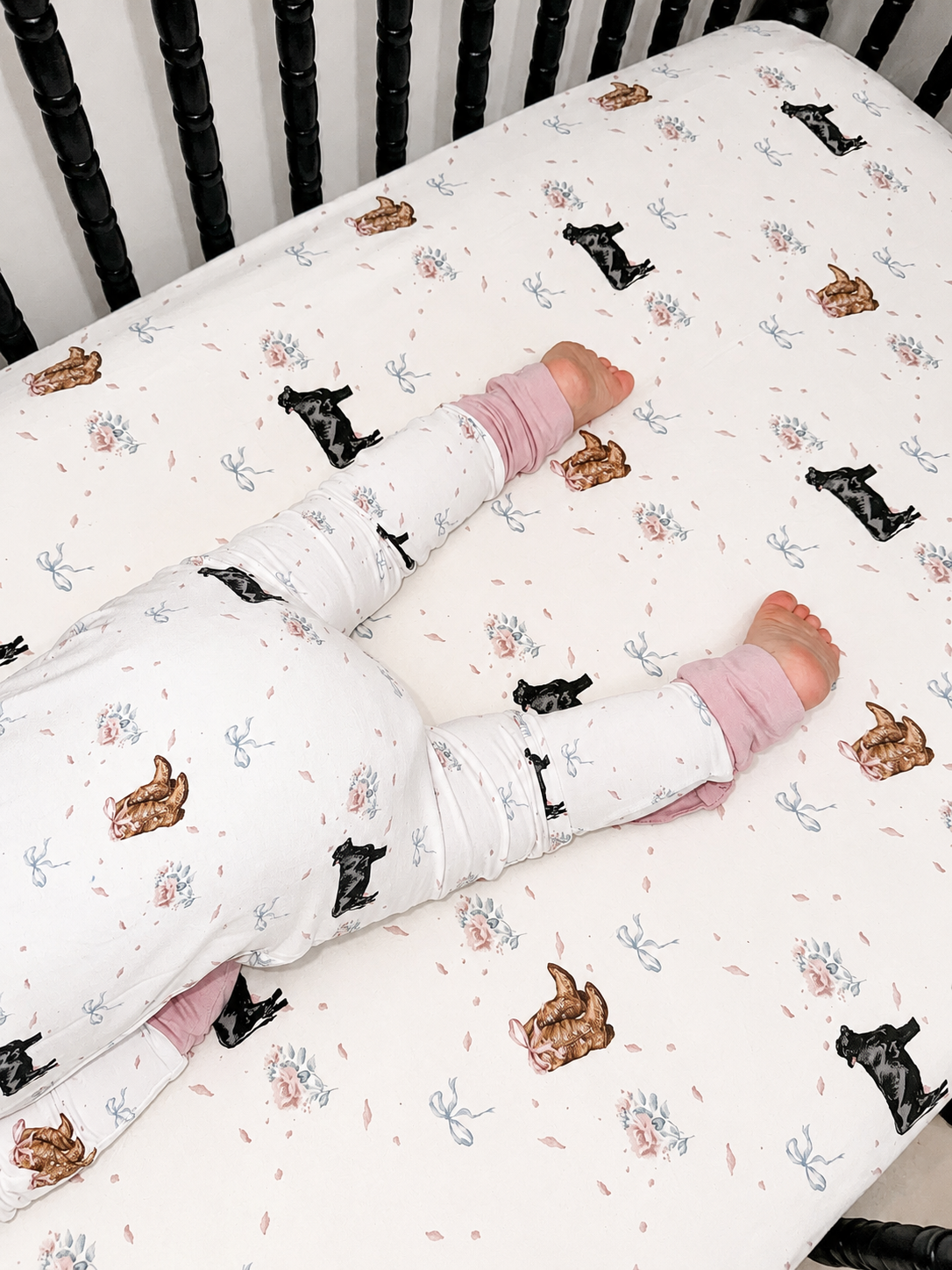 The Blush Angus Ruffle Bamboo Sleeper -DS