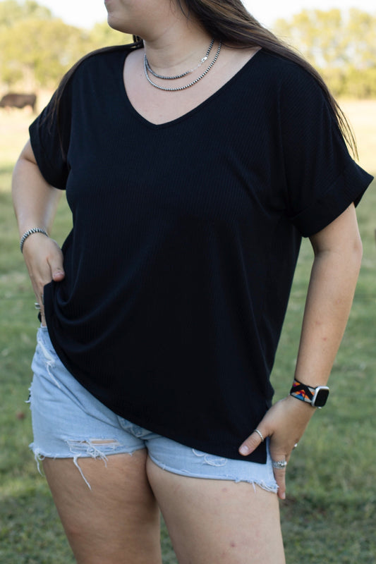DS- Malibu Plus Top // Black
