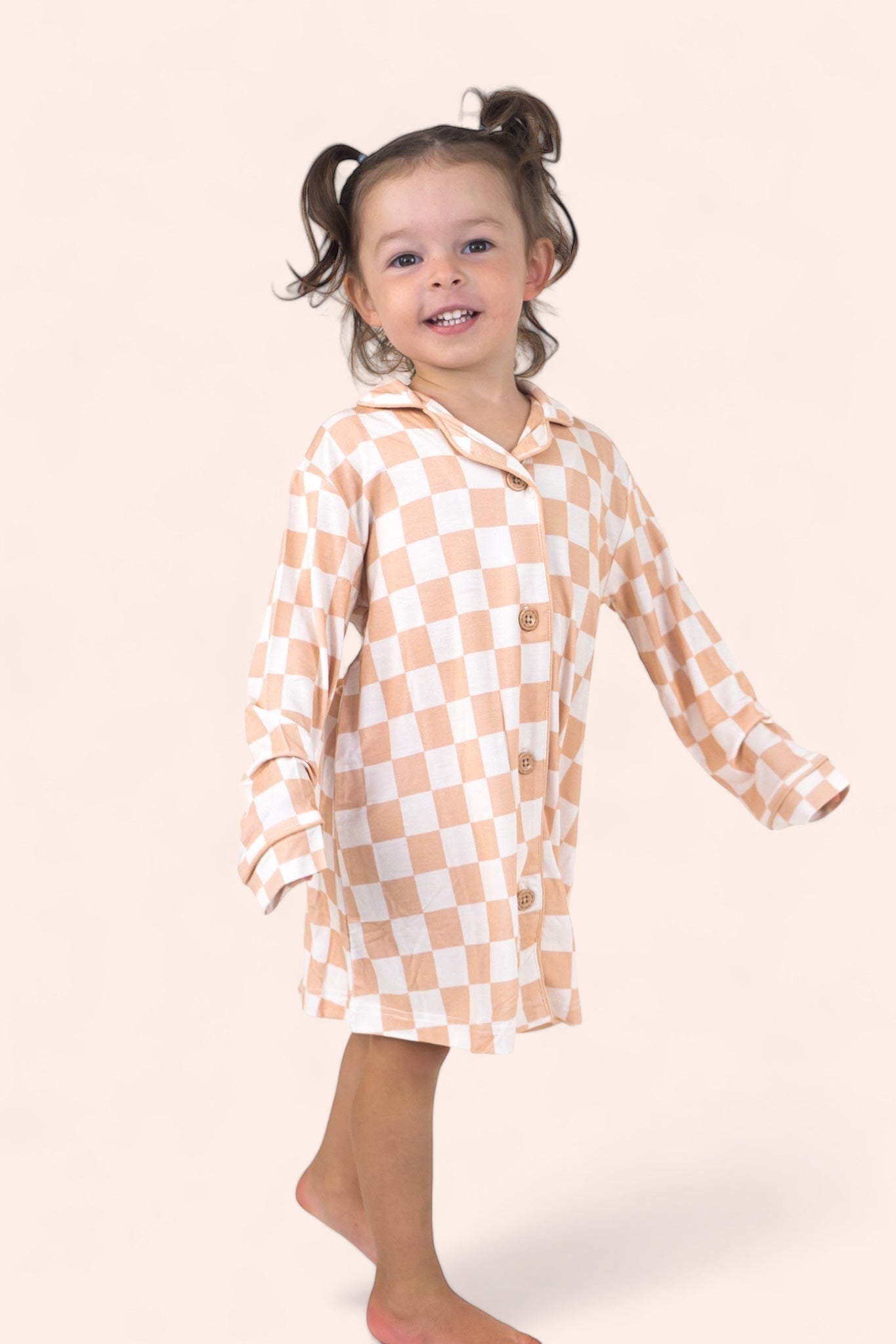 SANDY CHECKERS GIRL'S DREAM GOWN -DS