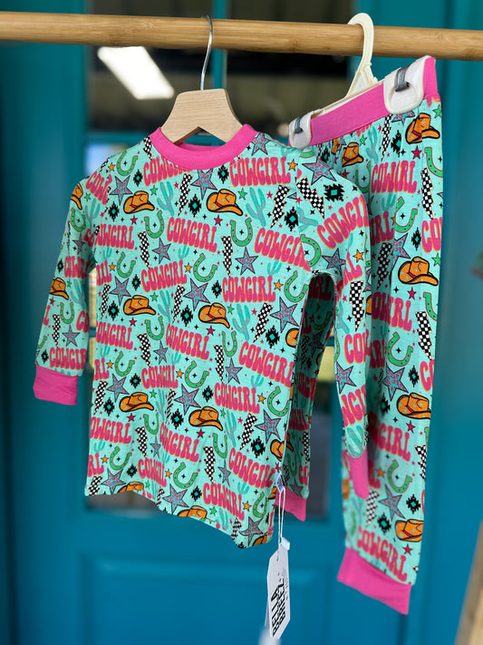 Neon Cowgirl Bamboo Set -DS