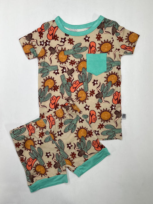 Wild West Bamboo Short Set -DS