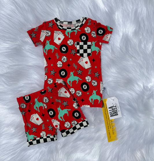 Luck Of The Draw Bamboo Short Set -DS