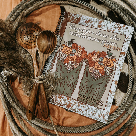Recipe Book - Wildflower Cover -DS