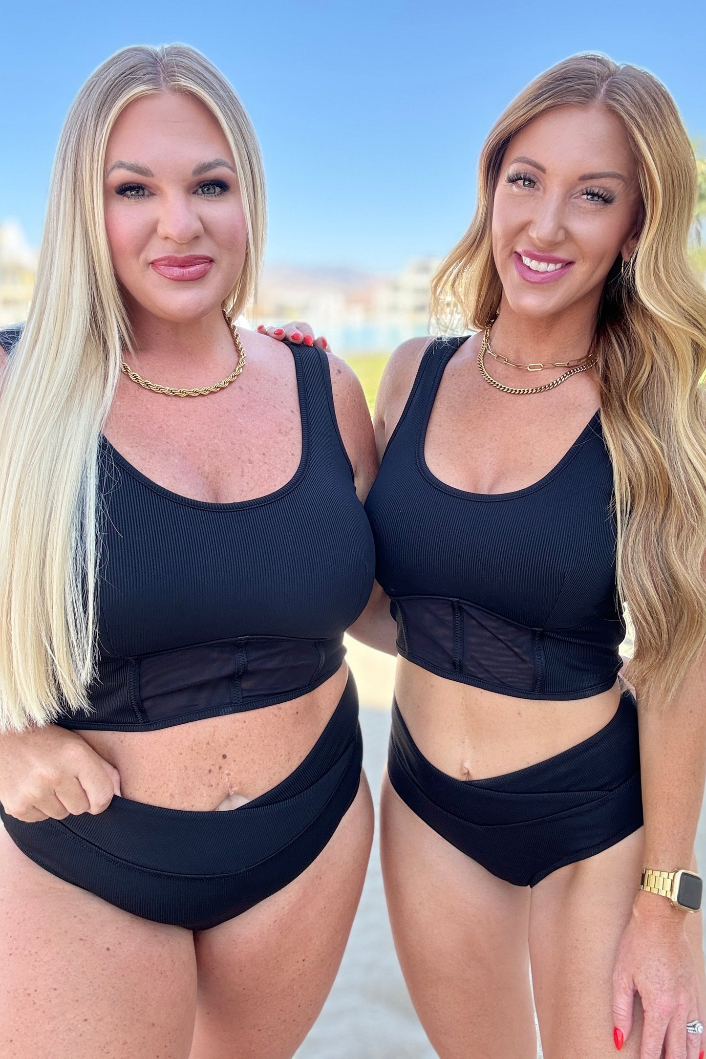 Down the Block, On A Beach Two Piece Swimsuit -DS