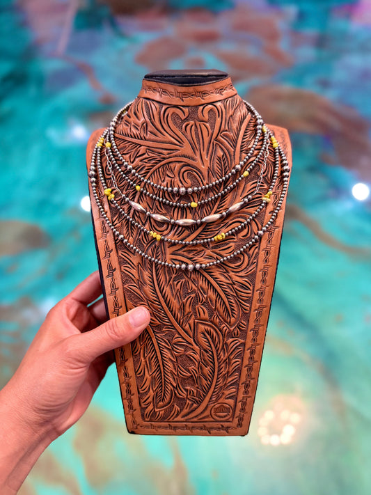 Palomino Turquoise & Sterling Silver Layering Stack - - Pick Your Favorite -DS
