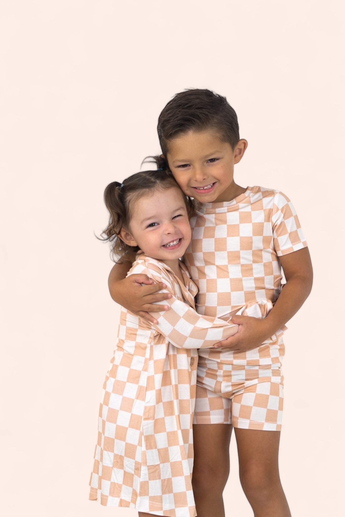 SANDY CHECKERS DREAM SHORT SET -DS