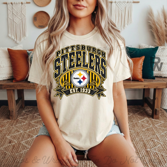 Steelers Vintage Graphic -KIDS