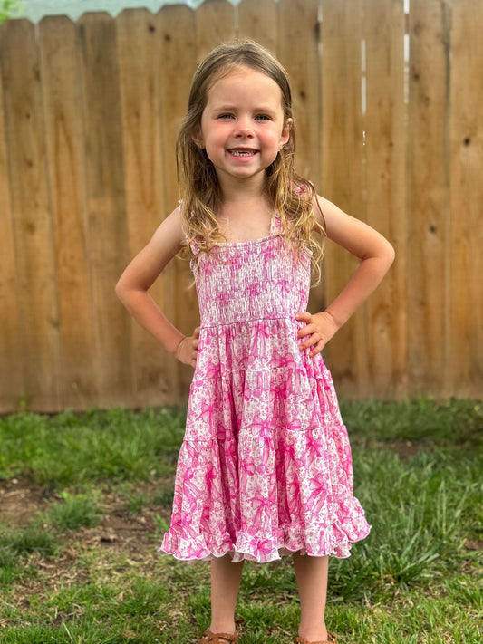 Blooming Bows Bamboo Dress -DS