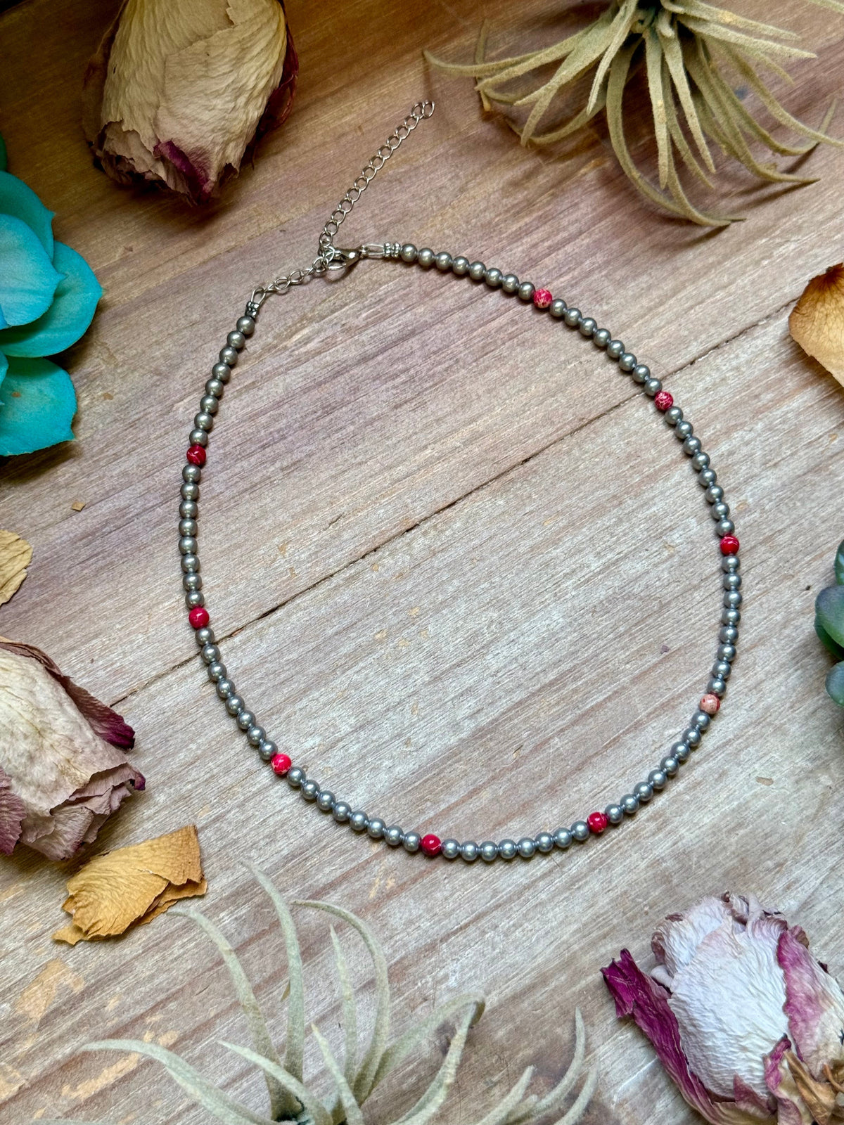 Pink Sea Sediment Necklace -DS