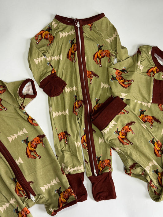 Bronc Bamboo Romper -DS